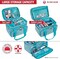 Sewing Accessories Organizer (Bag Only) – Double Layer Portable Sewing Storage Bag | 2 Detachable Pouches and 18 Compartments, Large Sewing Supplies & Crafting Carry-all (Teal)